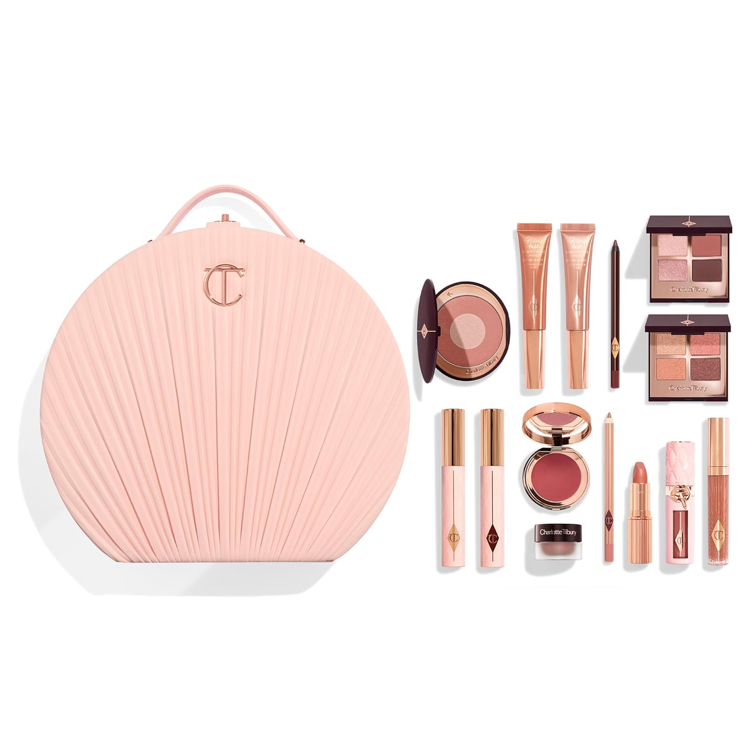 Charlotte Tilbury Pillow Talk Dreams Come True Makeup Kit – Limited Edition 15-Piece Beauty Gift Set